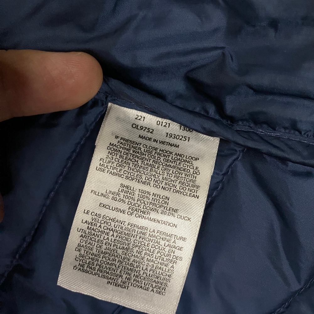 Mountain Hardwear Glen Alpine Down Hoodie Women Large Blue Fill Insulated Jacket - Picture 4 of 12